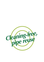 Cleaning-free Pipe Reuse